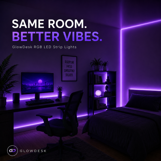 RGB LED Strip Lights – WiFi App + 44-Key Remote Included